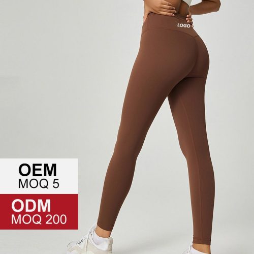 Hot Sale China Manufactory Women Yoga Leggings Nude Feeling Butt Lifting High Waist Tight Fitting No Camel Toe Fitness Sports Running
